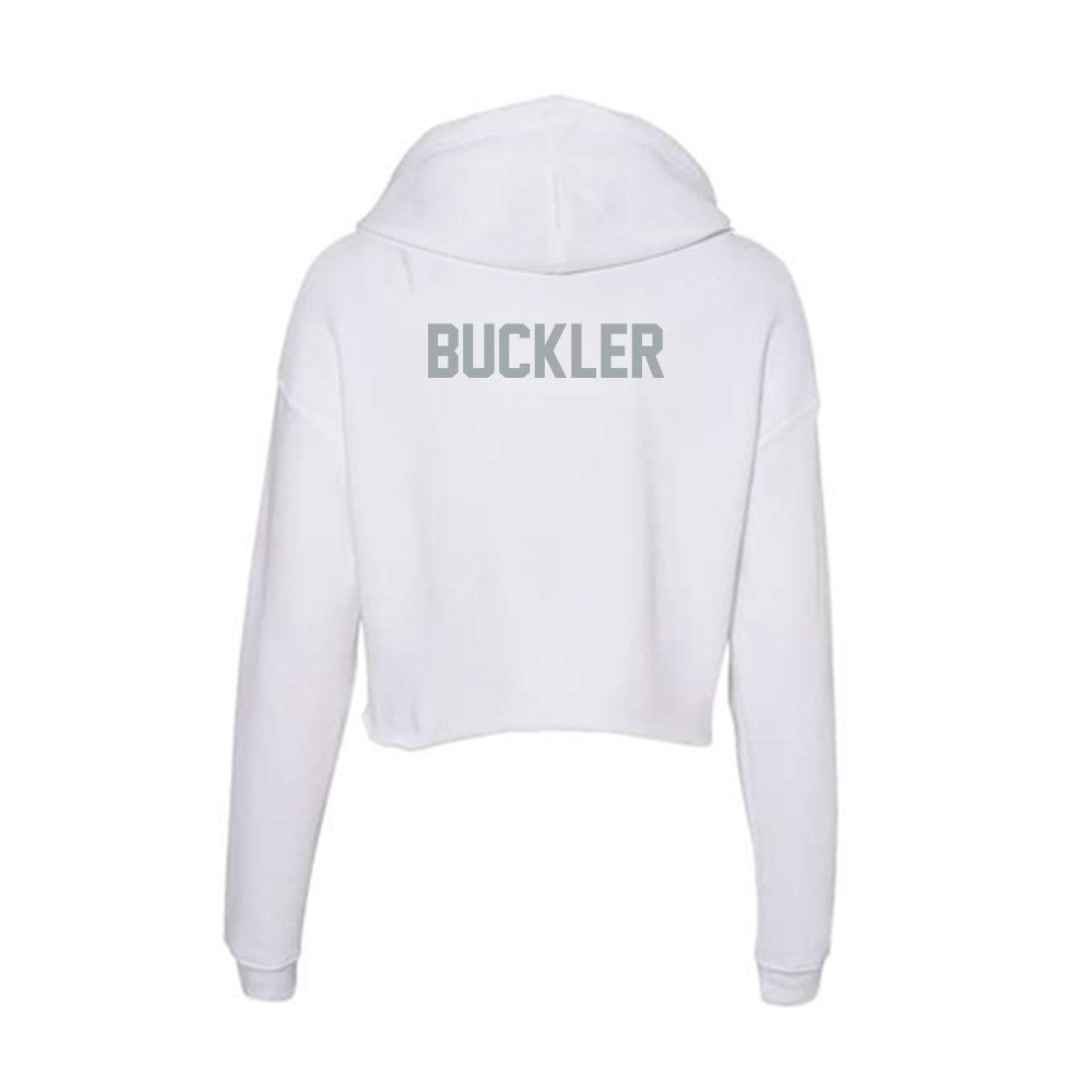 Ohio State - NCAA Women's Rowing : Anna Buckler - Women's Crop Fleece Hoodie-1