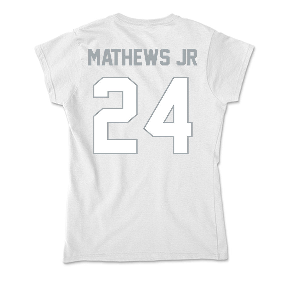 Ohio State - NCAA Football : Jermaine Mathews Jr - Classic Shersey Soft Style Women’s T-Shirt-1