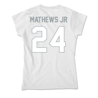 Ohio State - NCAA Football : Jermaine Mathews Jr - Classic Shersey Soft Style Women’s T-Shirt-1