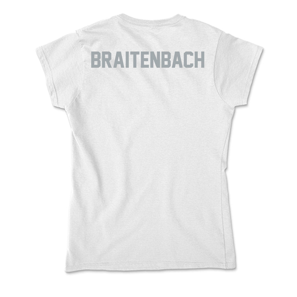 Ohio State - NCAA Men's Swimming & Diving : Ernest Braitenbach - Soft Style Women’s T-Shirt-1