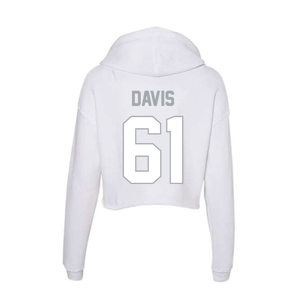 Ohio State - NCAA Football : Caden Davis - Classic Shersey Women's Crop Fleece Hoodie-1