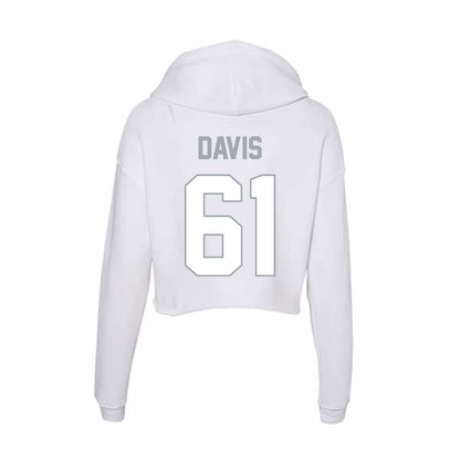 Ohio State - NCAA Football : Caden Davis - Classic Shersey Women's Crop Fleece Hoodie-1