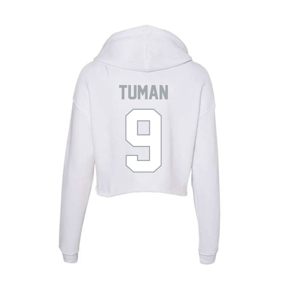 Ohio State - NCAA Women's Volleyball : Mia Tuman - Classic Shersey Women's Crop Fleece Hoodie-1