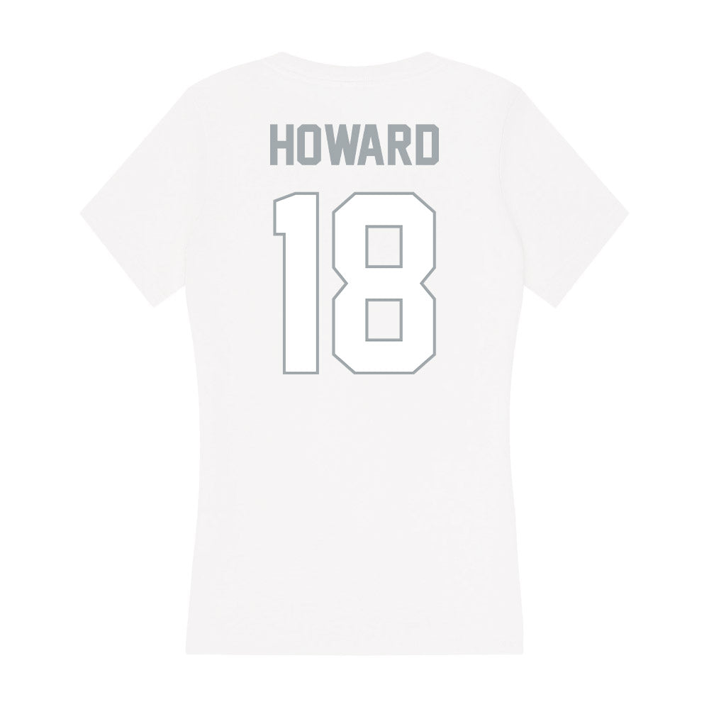 Ohio State - NCAA Football : Will Howard - Classic Shersey Women's V-Neck T-Shirt-1