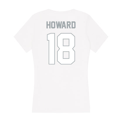 Ohio State - NCAA Football : Will Howard - Classic Shersey Women's V-Neck T-Shirt-1