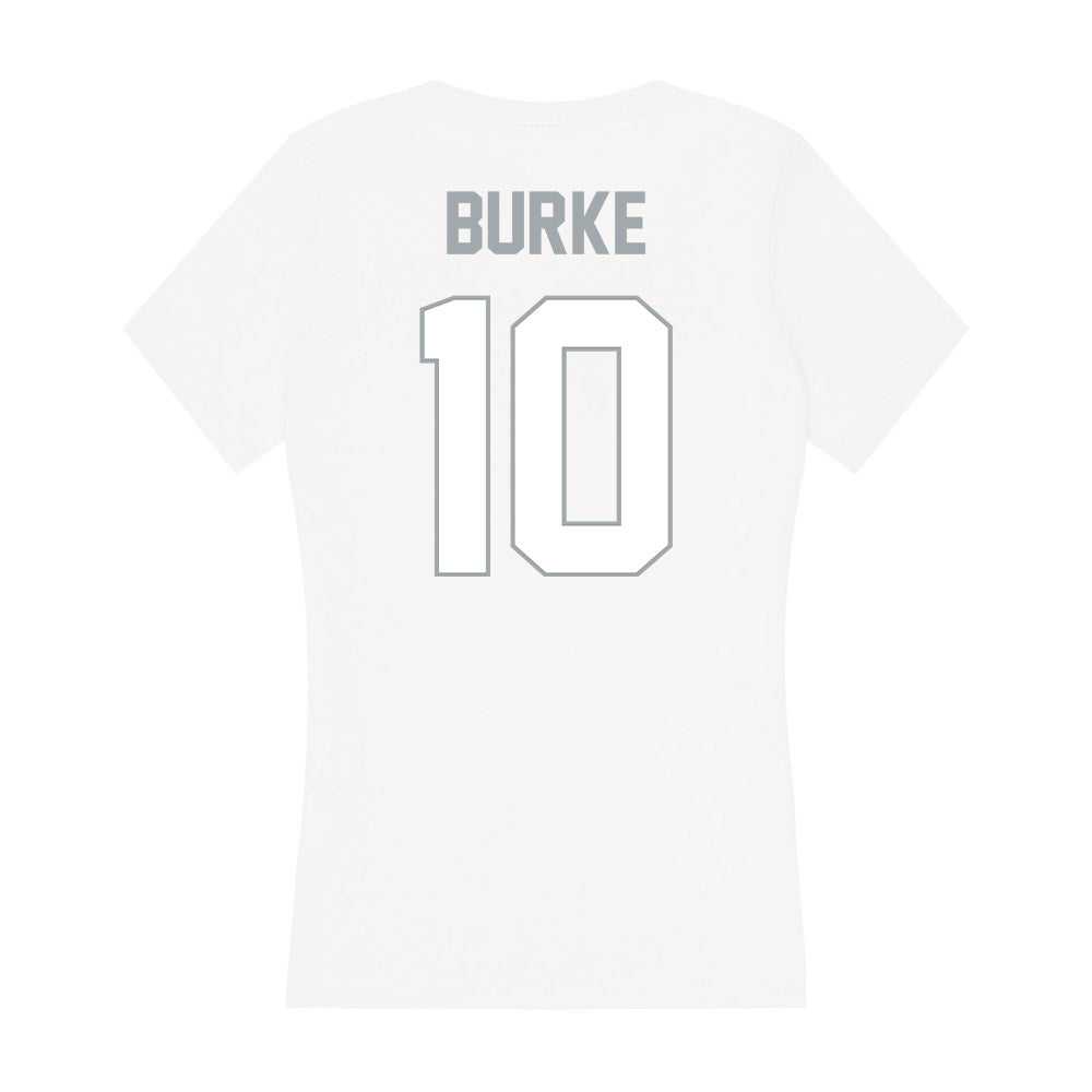 Ohio State - NCAA Football : Denzel Burke - Classic Shersey Women's V-Neck T-Shirt-1