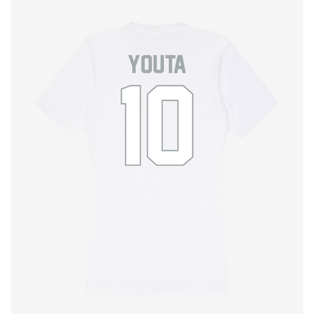 Ohio State - NCAA Men's Soccer : Josue Youta - Women's V-Neck T-Shirt-1