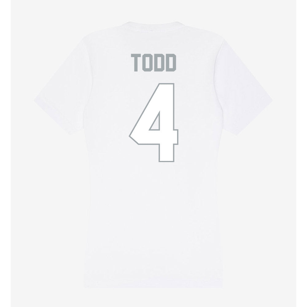 Ohio State - NCAA Women's Basketball : Tyana Todd - Women's V-Neck T-Shirt-1