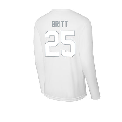 Ohio State - NCAA Women's Soccer : Elle Britt - Activewear Long Sleeve T-Shirt-1