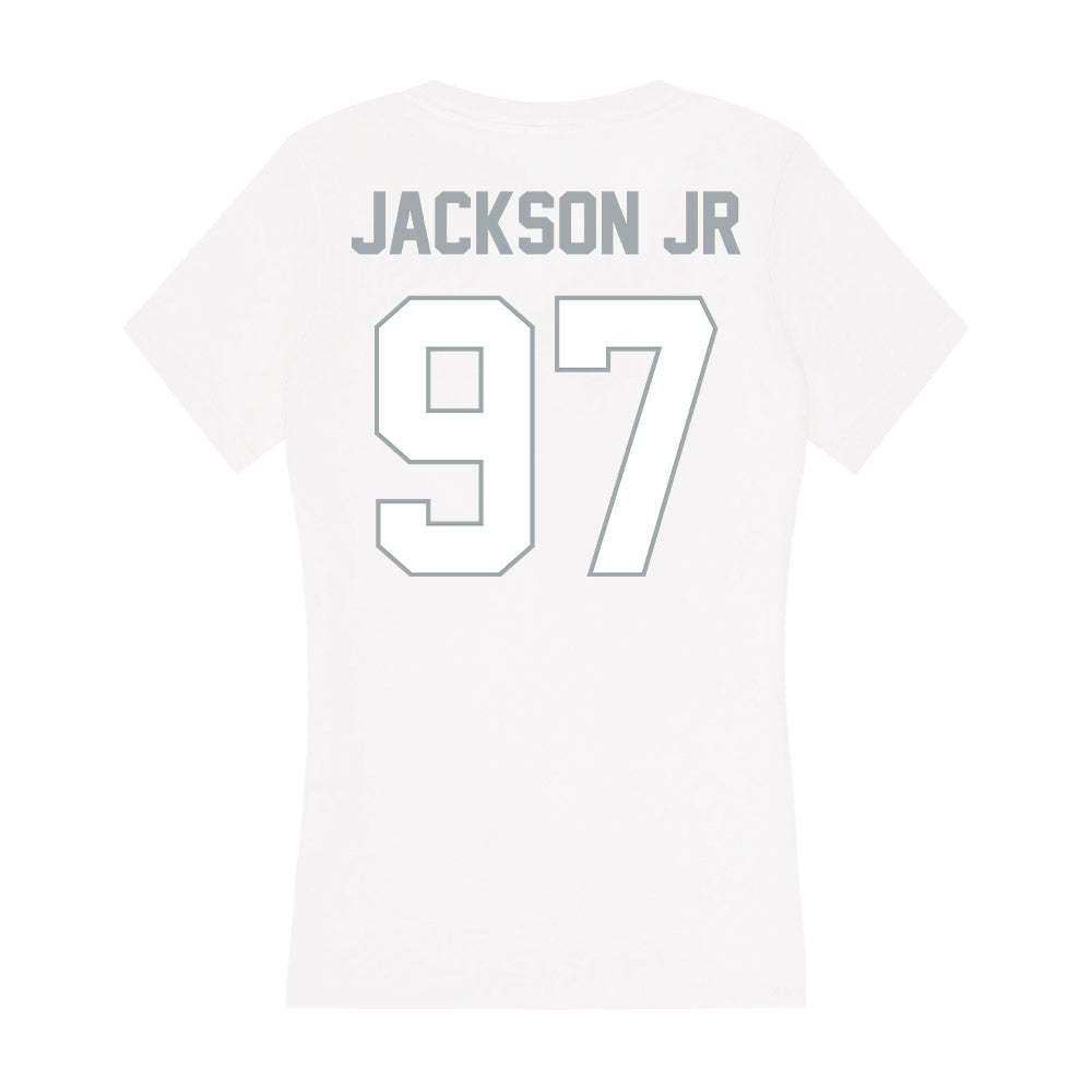 Ohio State - NCAA Football : Kenyatta Jackson Jr - Classic Shersey Women's V-Neck T-Shirt-1