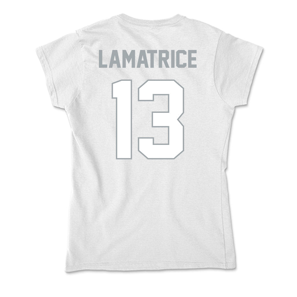 Ohio State - NCAA Men's Lacrosse : Angelo Lamatrice - Classic Shersey Soft Style Women’s T-Shirt-1