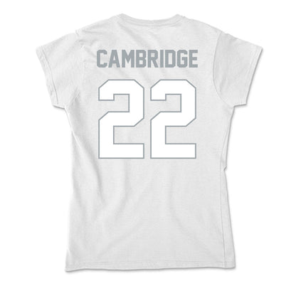 Ohio State - NCAA Women's Basketball : Jaloni Cambridge - Classic Shersey Soft Style Women’s T-Shirt-1