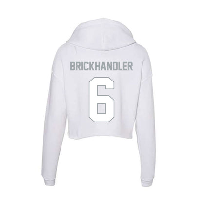 Ohio State - NCAA Football : Eli Brickhandler - Women's Crop Fleece Hoodie-1