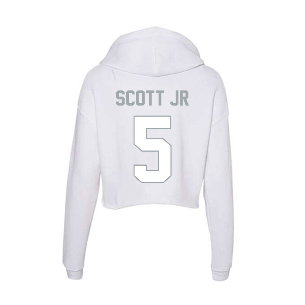 Ohio State - NCAA Football : Aaron Scott Jr - Classic Shersey Women's Crop Fleece Hoodie-1