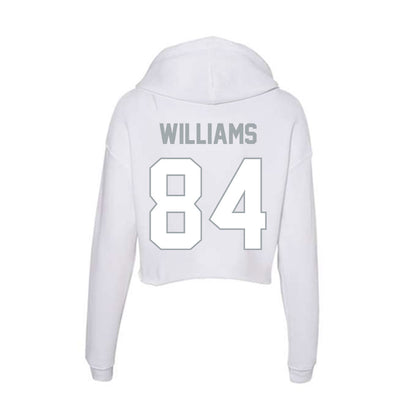 Ohio State - NCAA Football : Dorian Williams - Women's Crop Fleece Hoodie-1