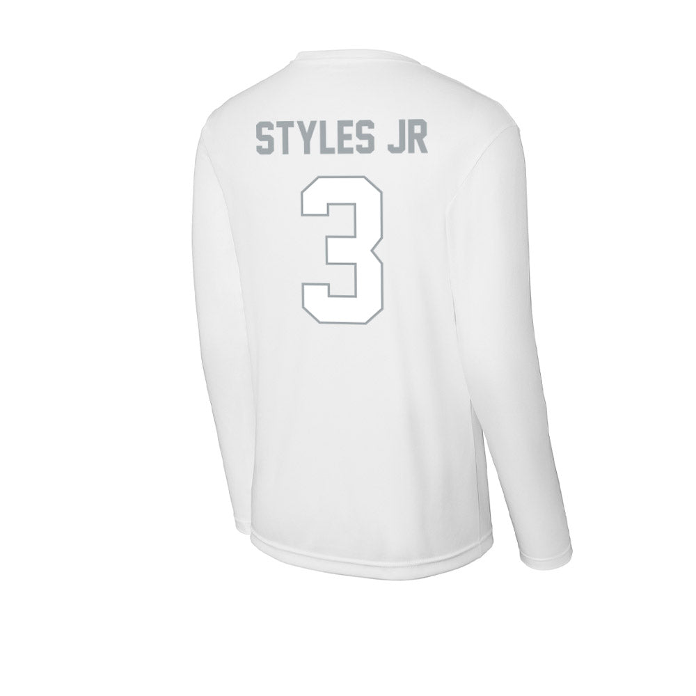 Ohio State - NCAA Football : Lorenzo Styles Jr - Classic Shersey Activewear Long Sleeve T-Shirt-1