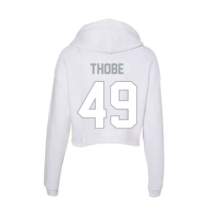 Ohio State - NCAA Football : Gavin Thobe - Women's Crop Fleece Hoodie-1