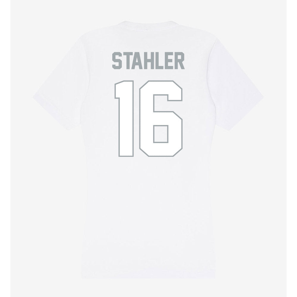 Ohio State - NCAA Women's Volleyball : Mia Stahler - Women's V-Neck T-Shirt-1