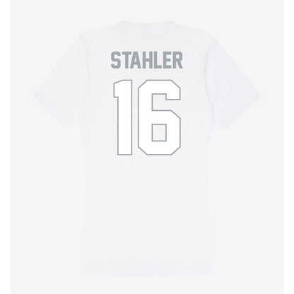 Ohio State - NCAA Women's Volleyball : Mia Stahler - Women's V-Neck T-Shirt-1