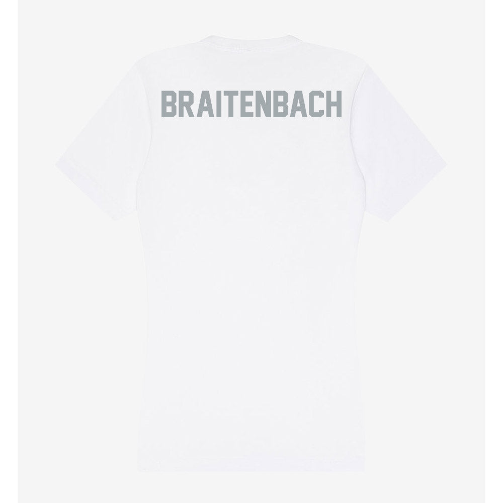 Ohio State - NCAA Men's Swimming & Diving : Ernest Braitenbach - Women's V-Neck T-Shirt-1