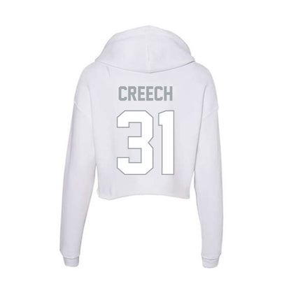 Ohio State - NCAA Men's Soccer : Tanner Creech - Women's Crop Fleece Hoodie-1
