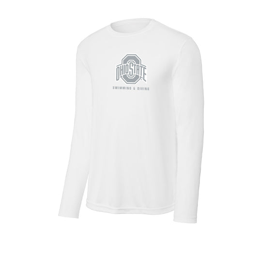 Ohio State - NCAA Men's Swimming & Diving : Caleb Ellis - Classic Shersey Activewear Long Sleeve T-Shirt