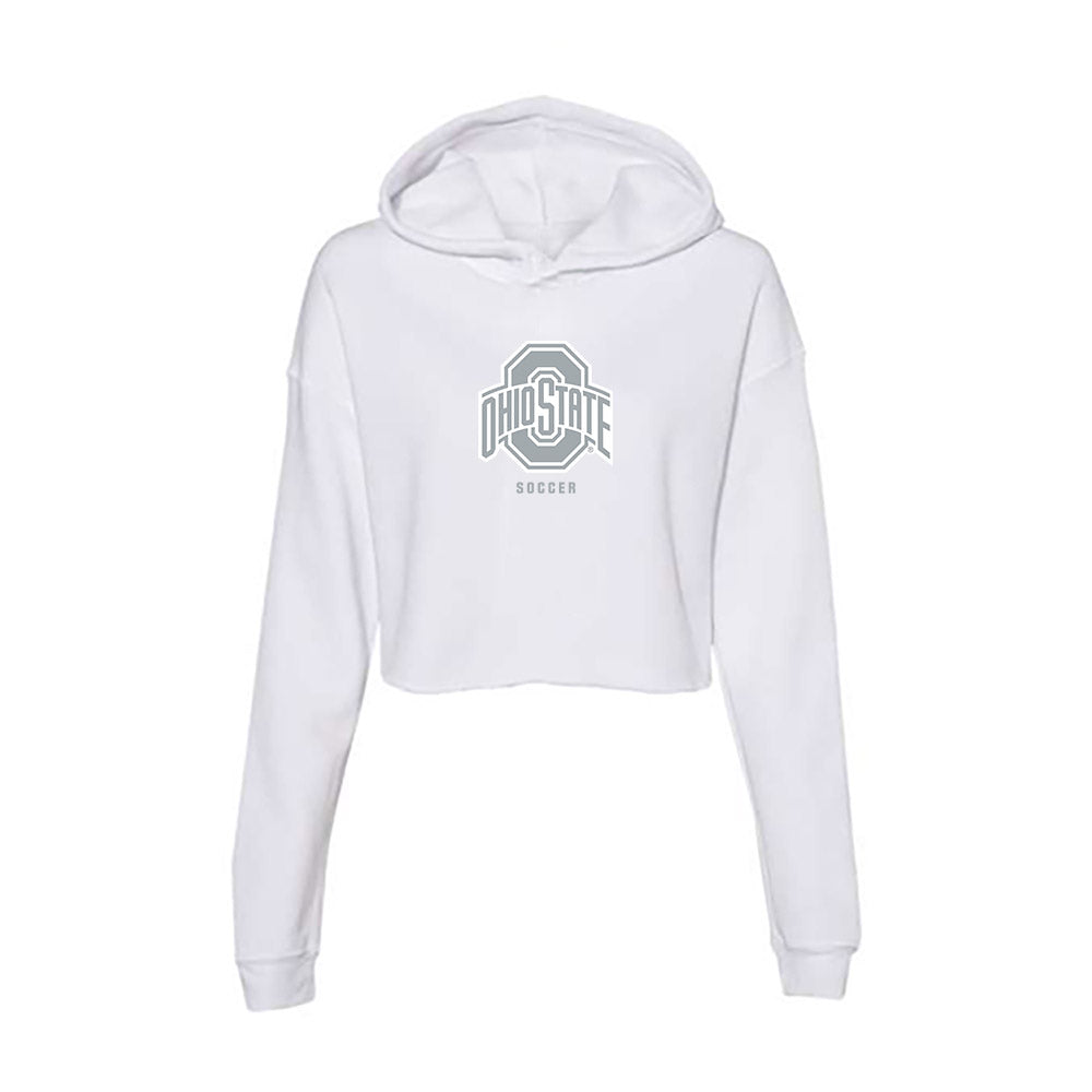 Ohio State - NCAA Men's Soccer : David Ajagbe - Classic Shersey Women's Crop Fleece Hoodie-0