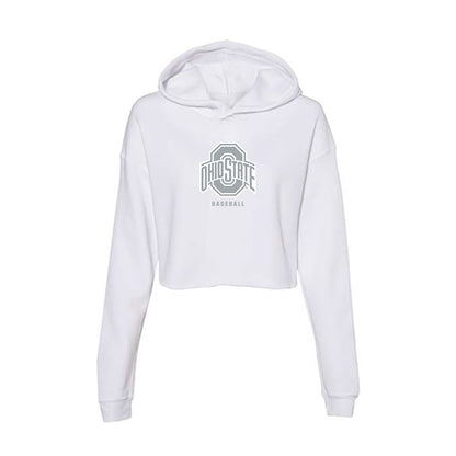 Ohio State - NCAA Baseball : Charlie Giese - Classic Shersey Women's Crop Fleece Hoodie-0