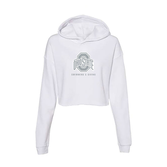 Ohio State - NCAA Men's Swimming & Diving : Josh Bedford - Classic Shersey Women's Crop Fleece Hoodie-0