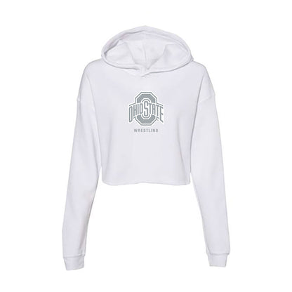 Ohio State - NCAA Wrestling : Seth Shumate - Classic Shersey Women's Crop Fleece Hoodie-0