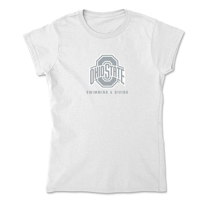 Ohio State - NCAA Women's Swimming & Diving : Emma Finlin - Classic Shersey Soft Style Women’s T-Shirt-0