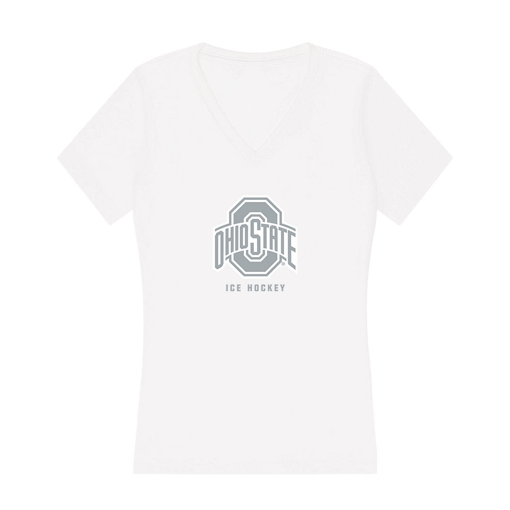 Ohio State - NCAA Women's Ice Hockey : Jocelyn Amos - Classic Shersey Women's V-Neck T-Shirt-0