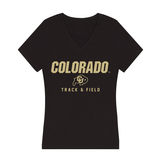 Colorado - NCAA Women's Track & Field : Amanda Opp - Women's V-Neck T-Shirt-0