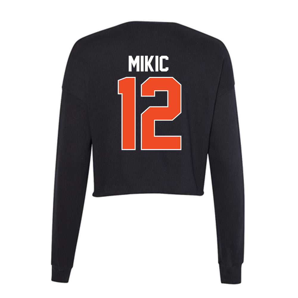 Florida - NCAA Men's Basketball : Viktor Mikic - Women's Cropped Crew Fleece-1