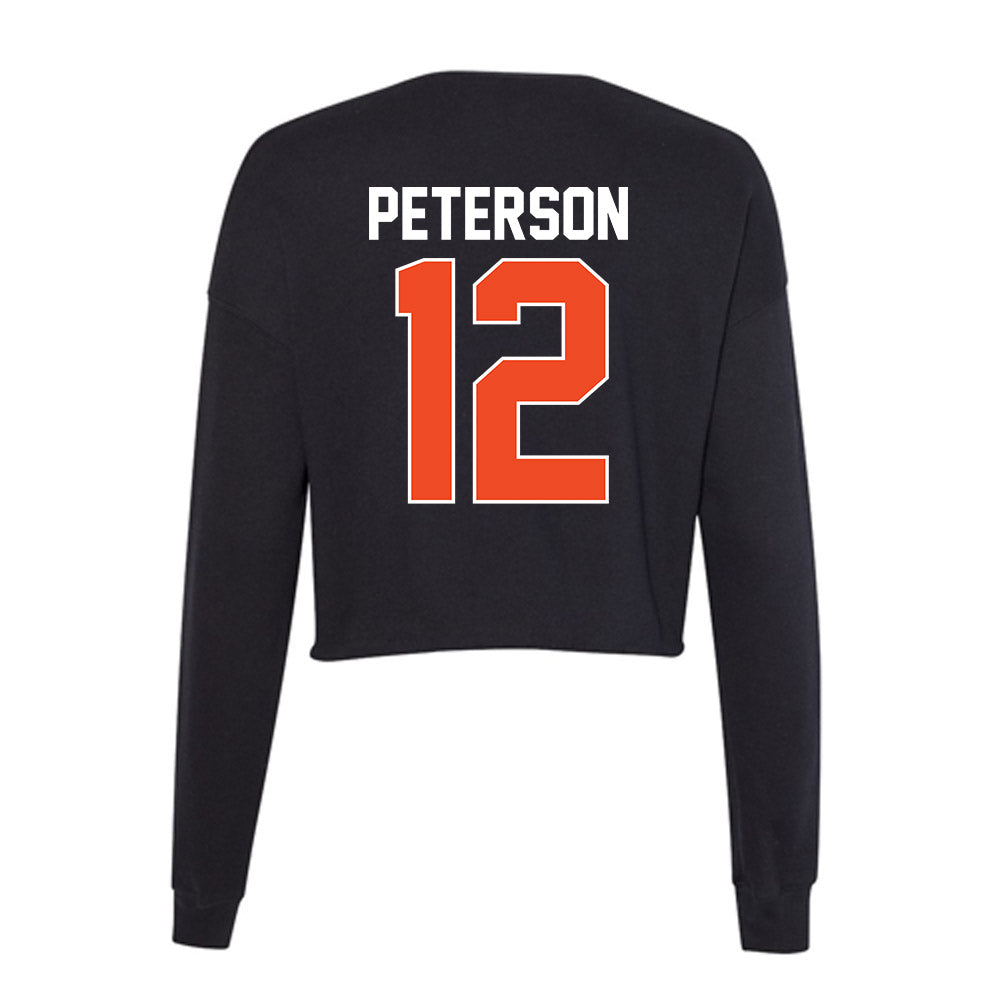 Florida - NCAA Baseball : Liam Peterson - Women's Cropped Crew Fleece-1