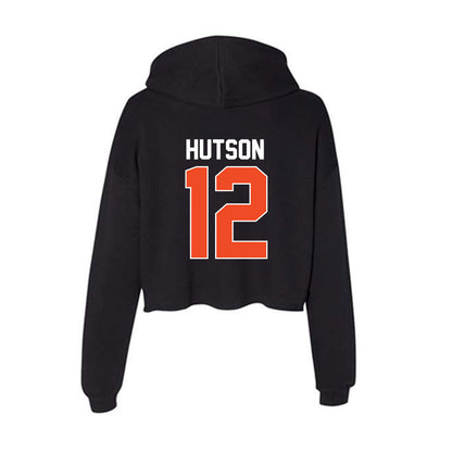 Florida - NCAA Women's Volleyball : Kira Hutson - Women's Crop Fleece Hoodie-1