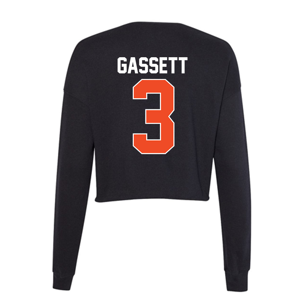 Florida - NCAA Women's Basketball : Alexia Gassett - Women's Cropped Crew Fleece-1