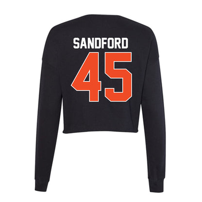 Florida - NCAA Baseball : Schuyler Sandford - Women's Cropped Crew Fleece-1