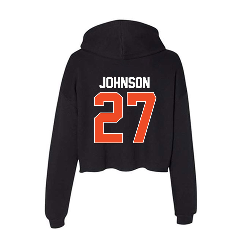 Florida - NCAA Football : Dijon Johnson - Women's Crop Fleece Hoodie-1