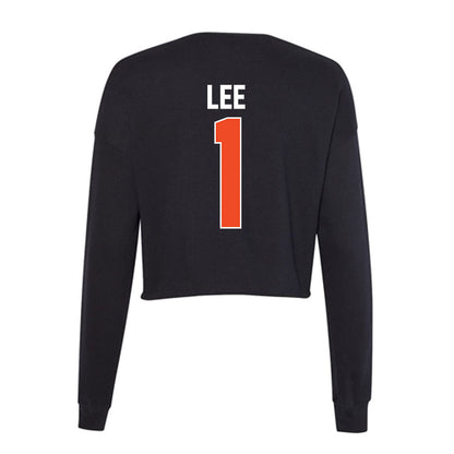 Florida - NCAA Men's Basketball : Xaivian Lee - Women's Cropped Crew Fleece-1