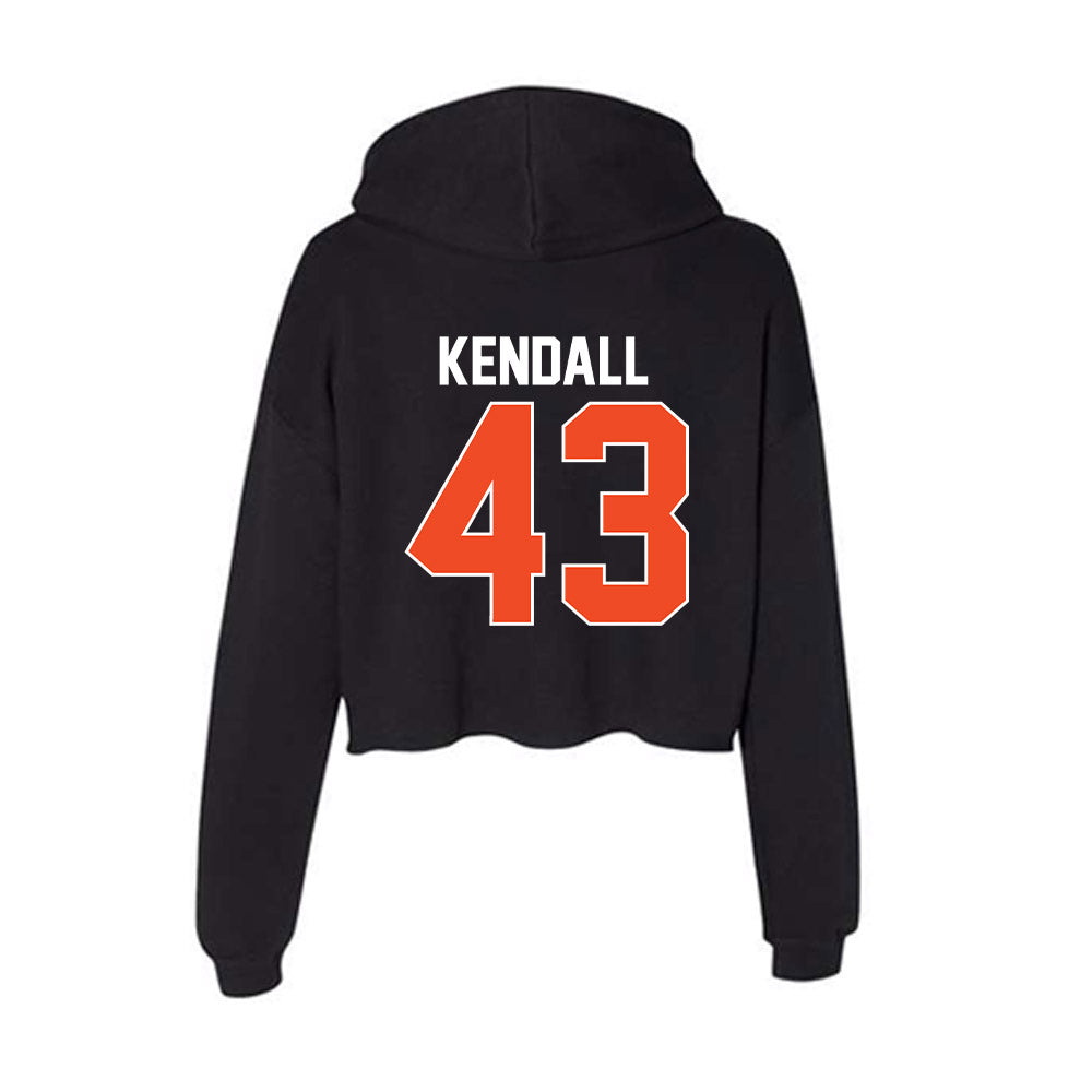 Florida - NCAA Baseball : Jacob Kendall - Women's Crop Fleece Hoodie-1