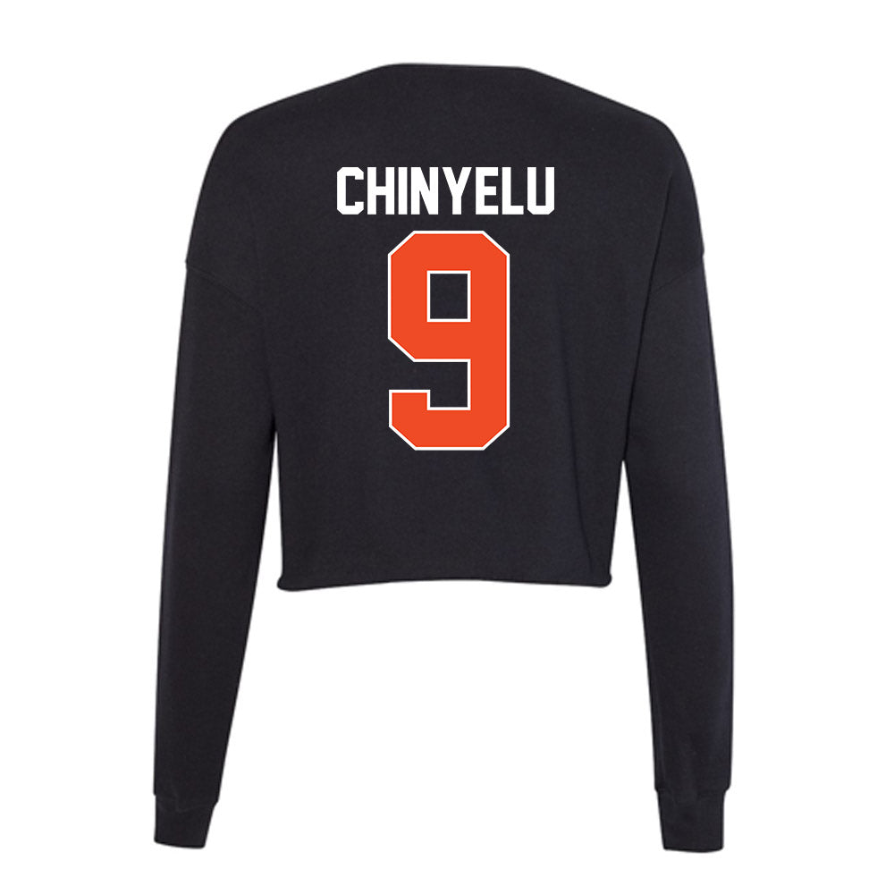 Florida - NCAA Men's Basketball : Rueben Chinyelu - Women's Cropped Crew Fleece-1