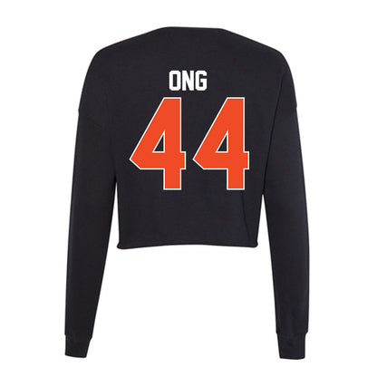 Florida - NCAA Baseball : Felix Ong - Women's Cropped Crew Fleece-1