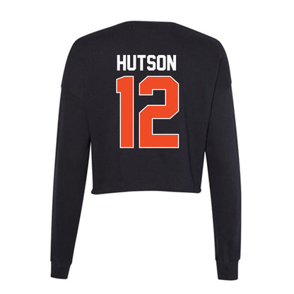 Florida - NCAA Women's Volleyball : Kira Hutson - Women's Cropped Crew Fleece-1