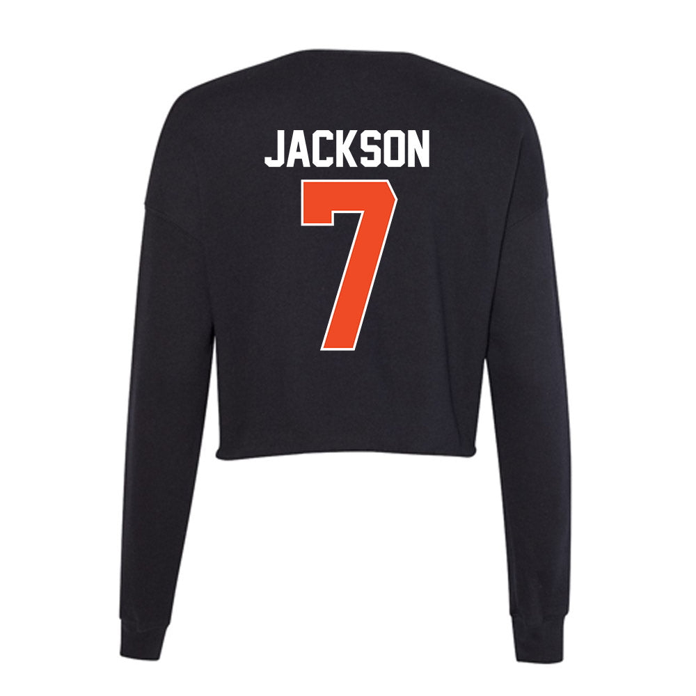 Florida - NCAA Football : Amir Jackson - Women's Cropped Crew Fleece-1