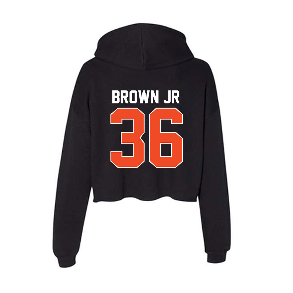 Florida - NCAA Football : Vincent Brown Jr - Women's Crop Fleece Hoodie-1