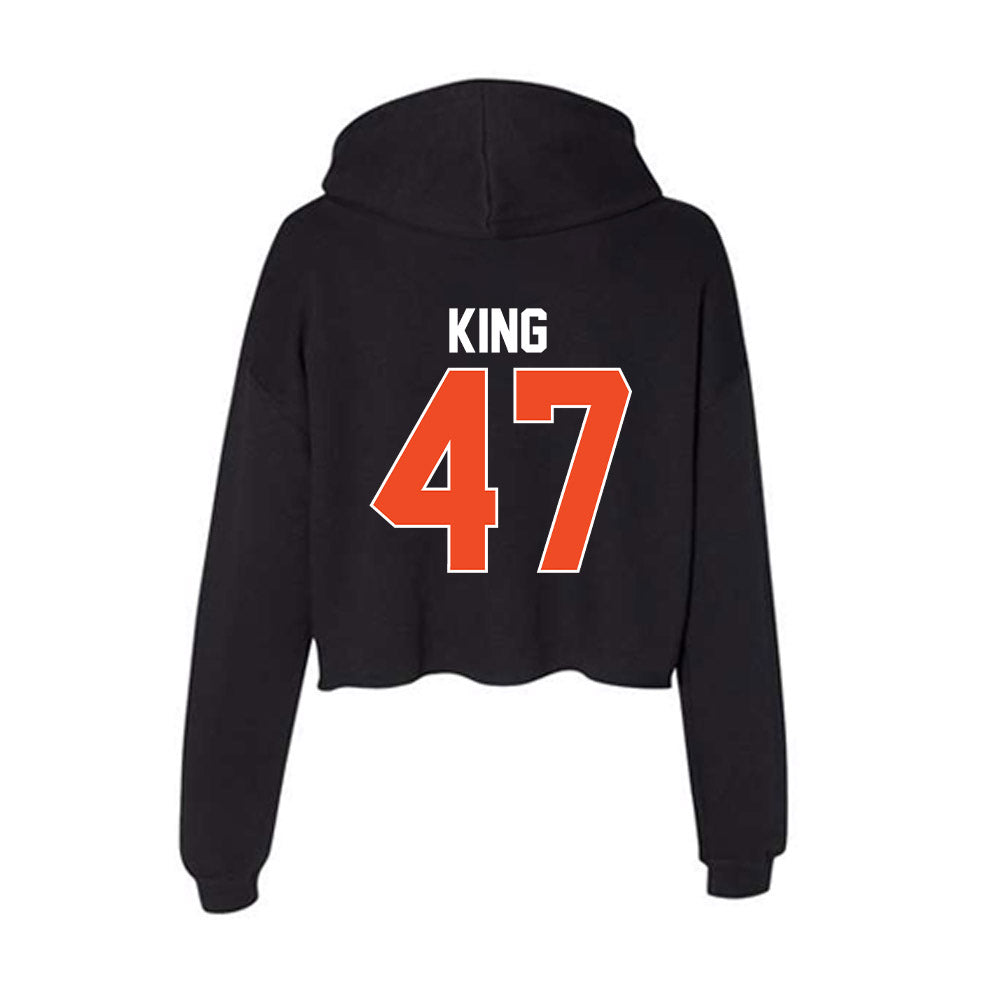 Florida - NCAA Baseball : Aidan King - Women's Crop Fleece Hoodie-1