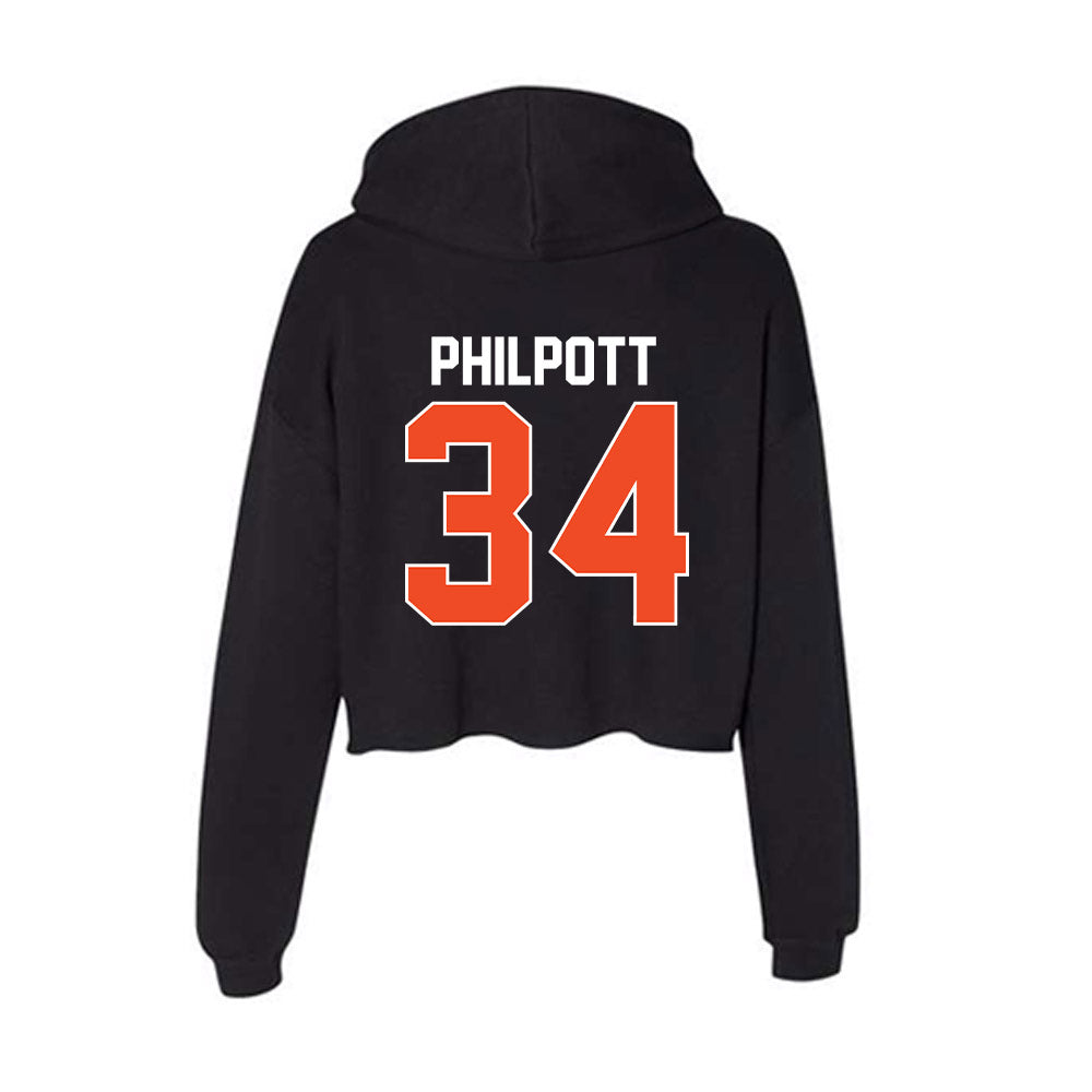 Florida - NCAA Baseball : Alex Philpott - Women's Crop Fleece Hoodie-1