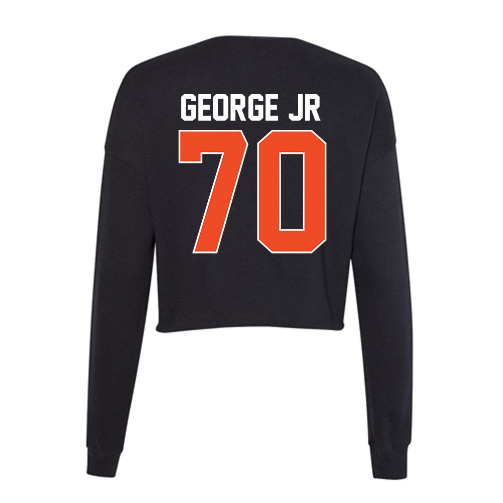 Florida - NCAA Football : Damieon George Jr - Women's Cropped Crew Fleece-1