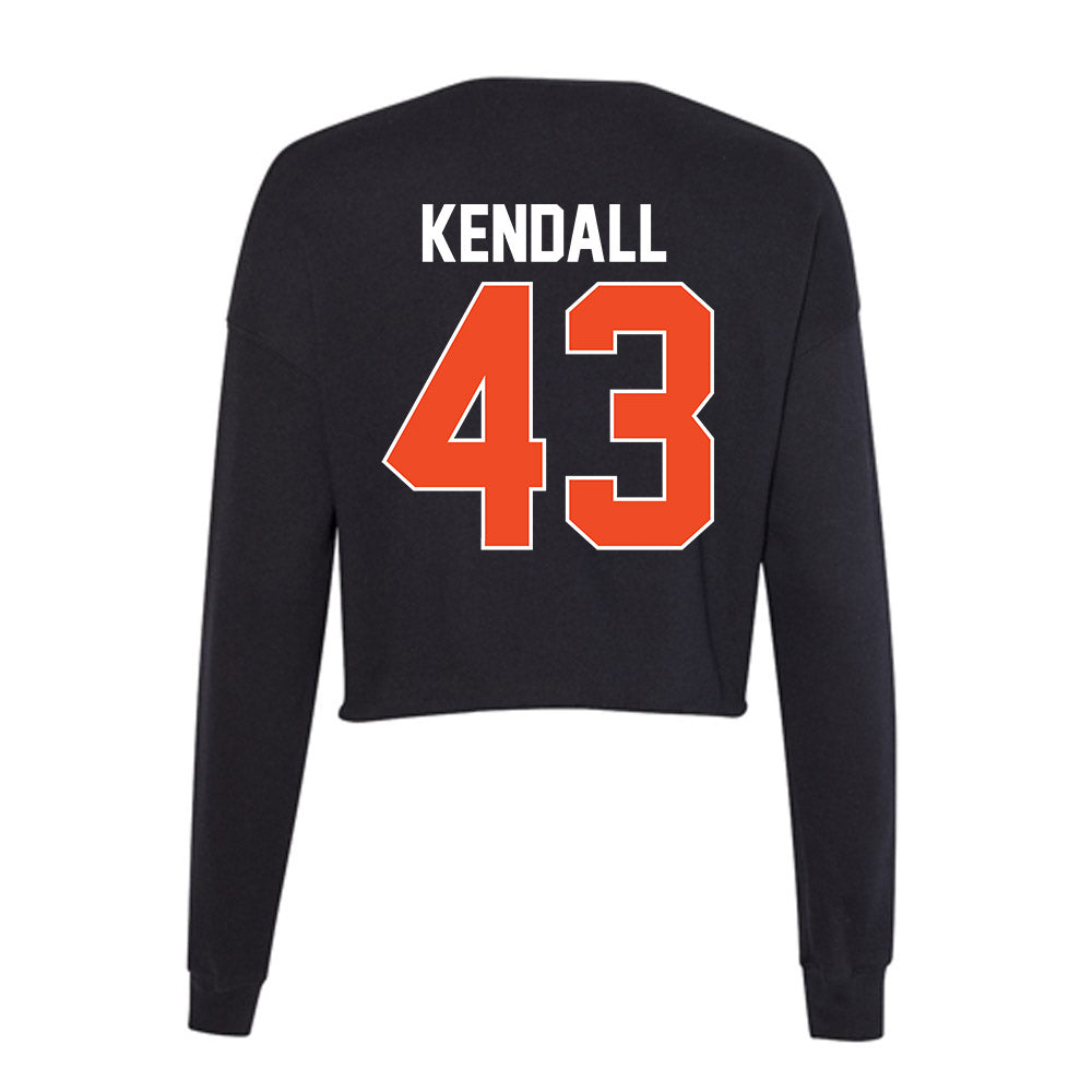 Florida - NCAA Baseball : Jacob Kendall - Women's Cropped Crew Fleece-1